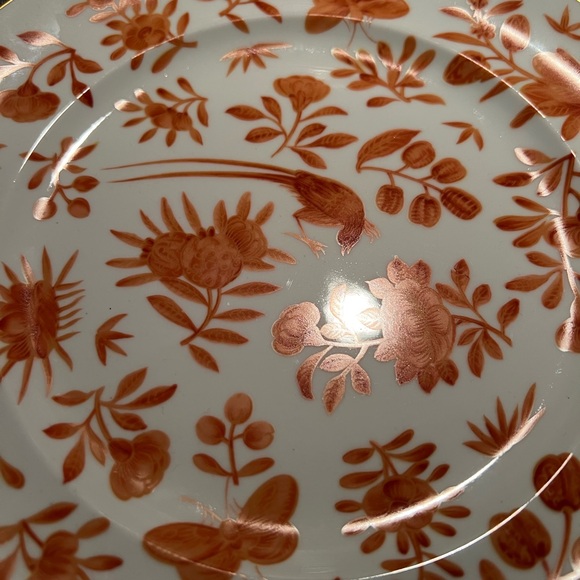 Mottahedeh Sacred Bird & Butterfly Dessert & Salad Plate Historic Charleston - Picture 2 of 10